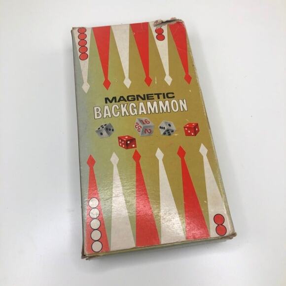 Vintage Magnetic Backgammon Game New - Picture 5 of 6